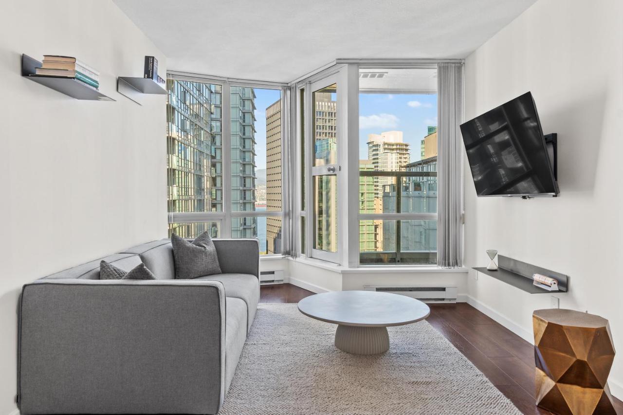 Apartmán Downtown Luxury 1Br Coal Harbour Vancouver Exteriér fotografie