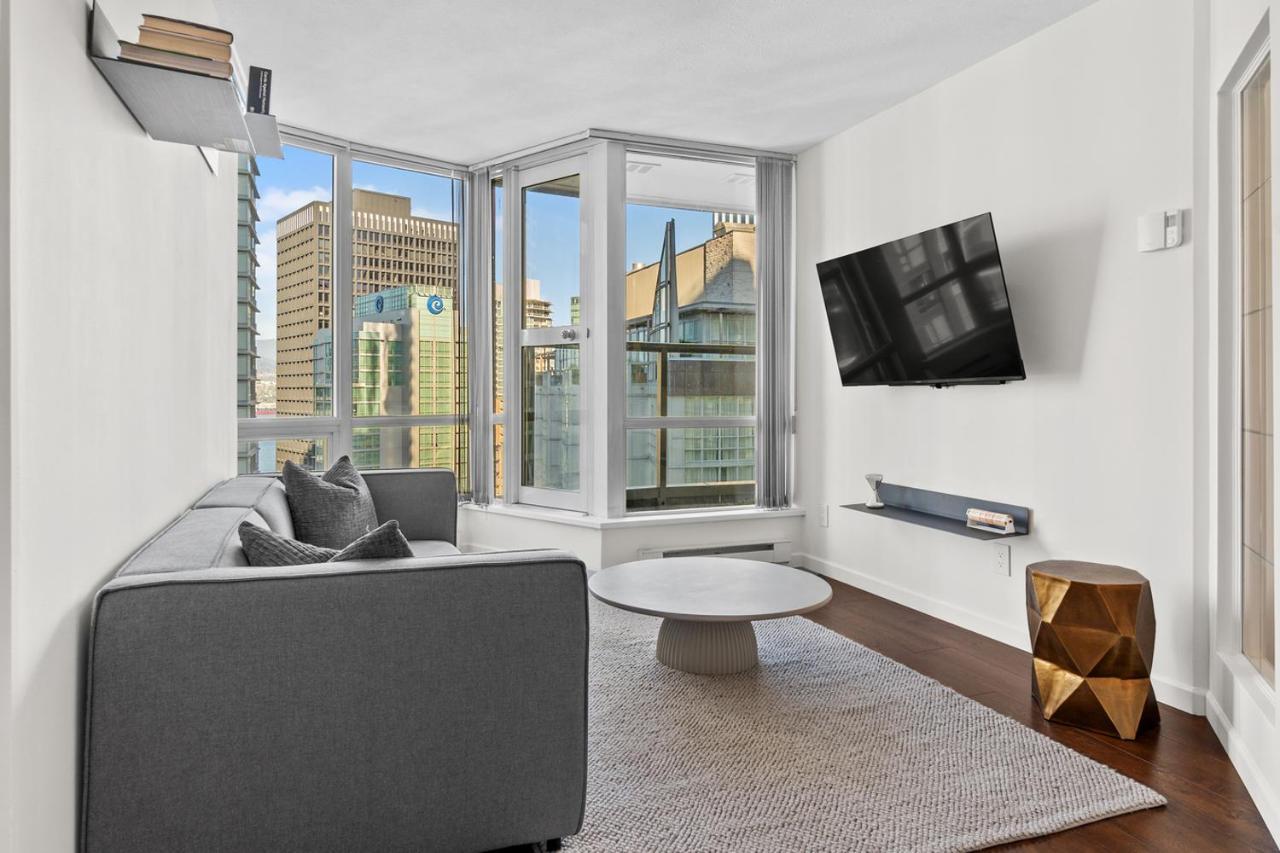 Apartmán Downtown Luxury 1Br Coal Harbour Vancouver Exteriér fotografie